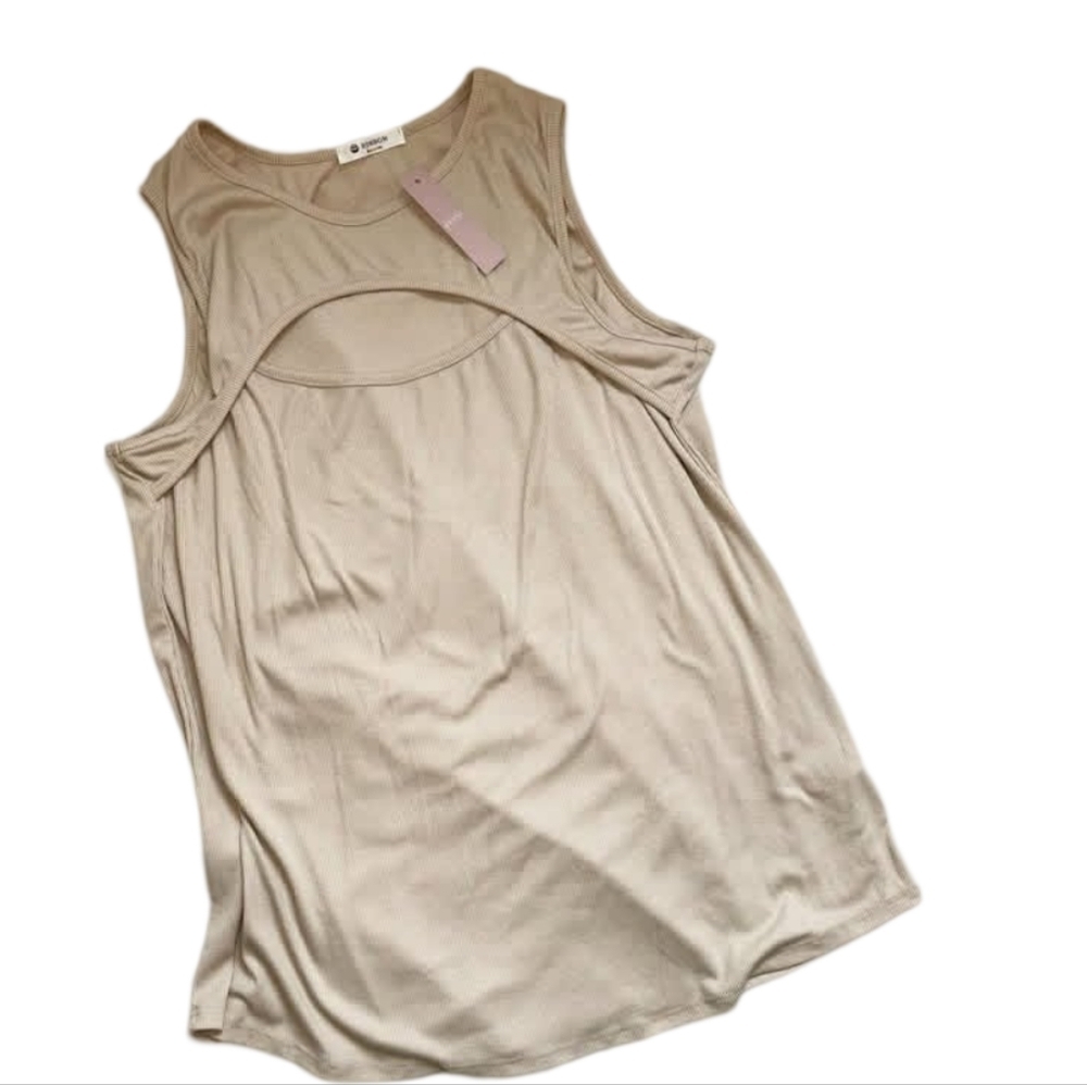 Anna Sleeveless Cutout Blouse